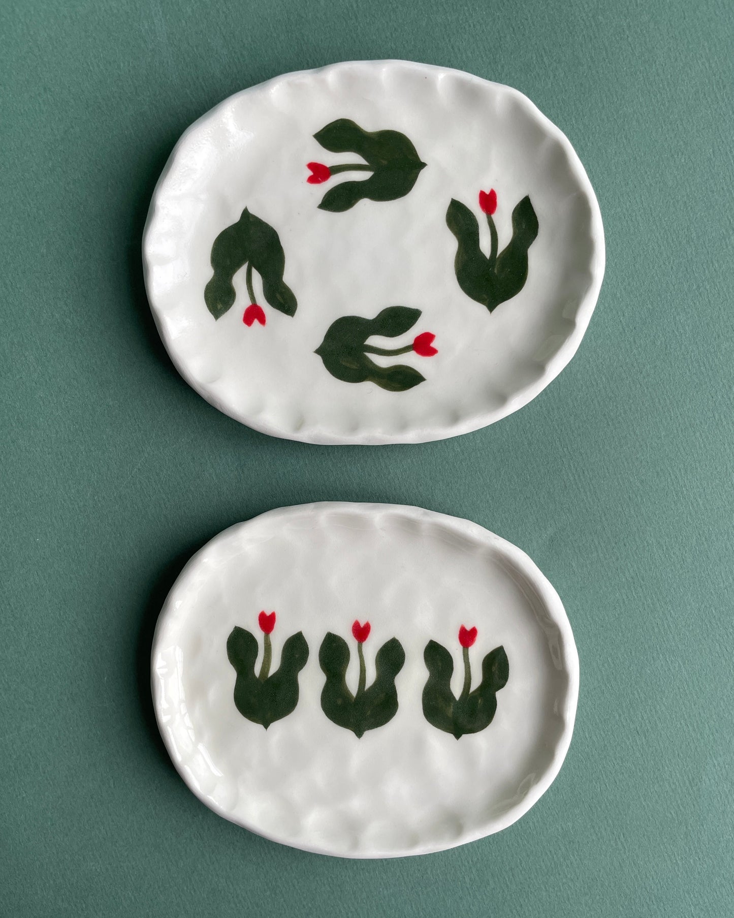 tulips soap/trinket dish