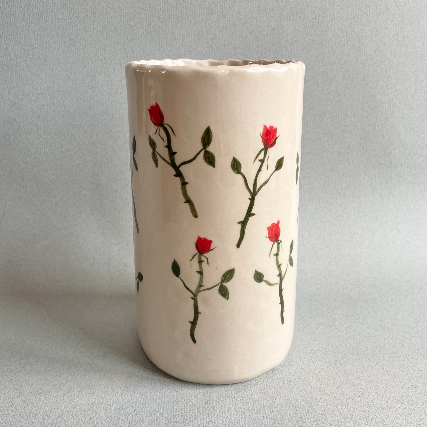 rose vase
