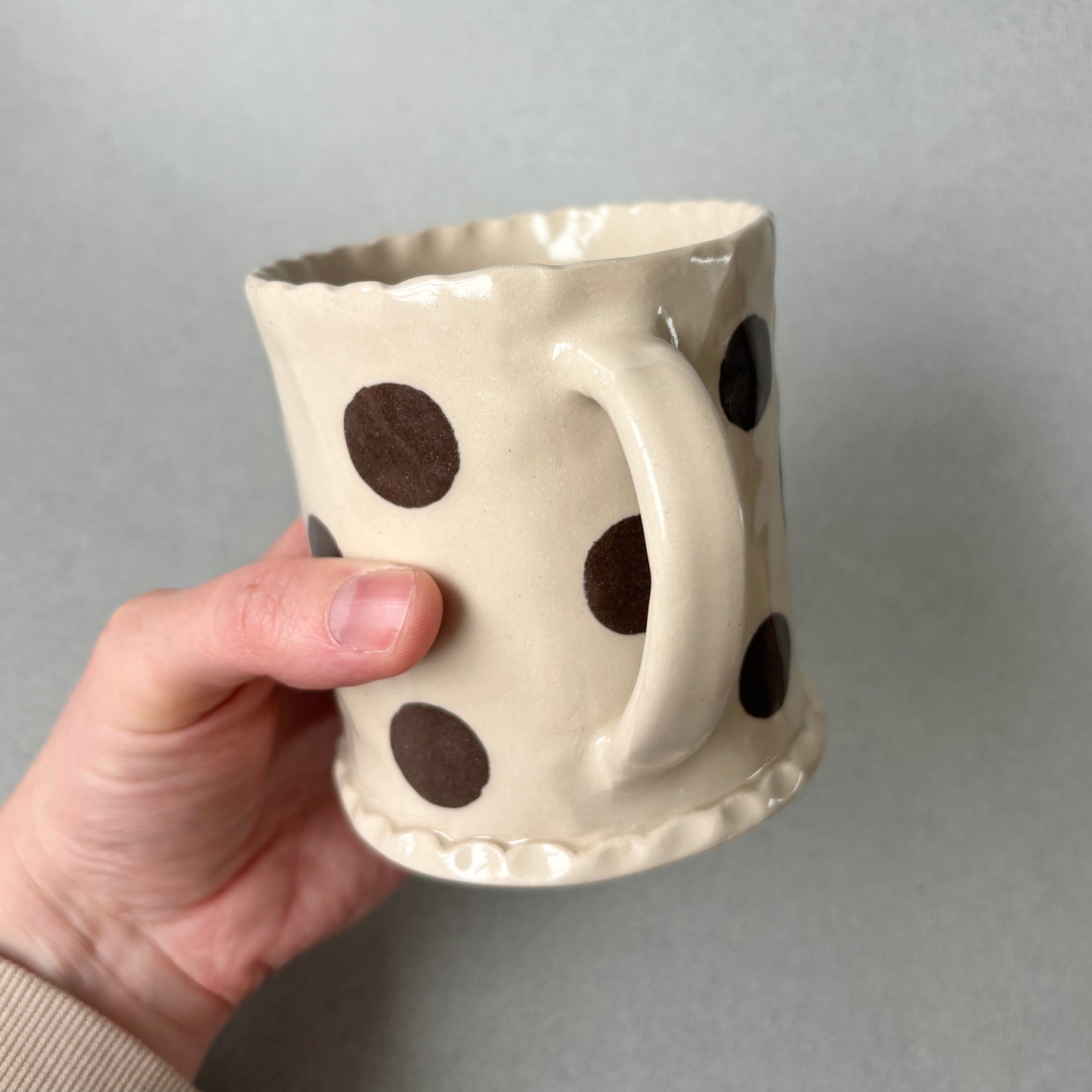 nerikomi spotty mug