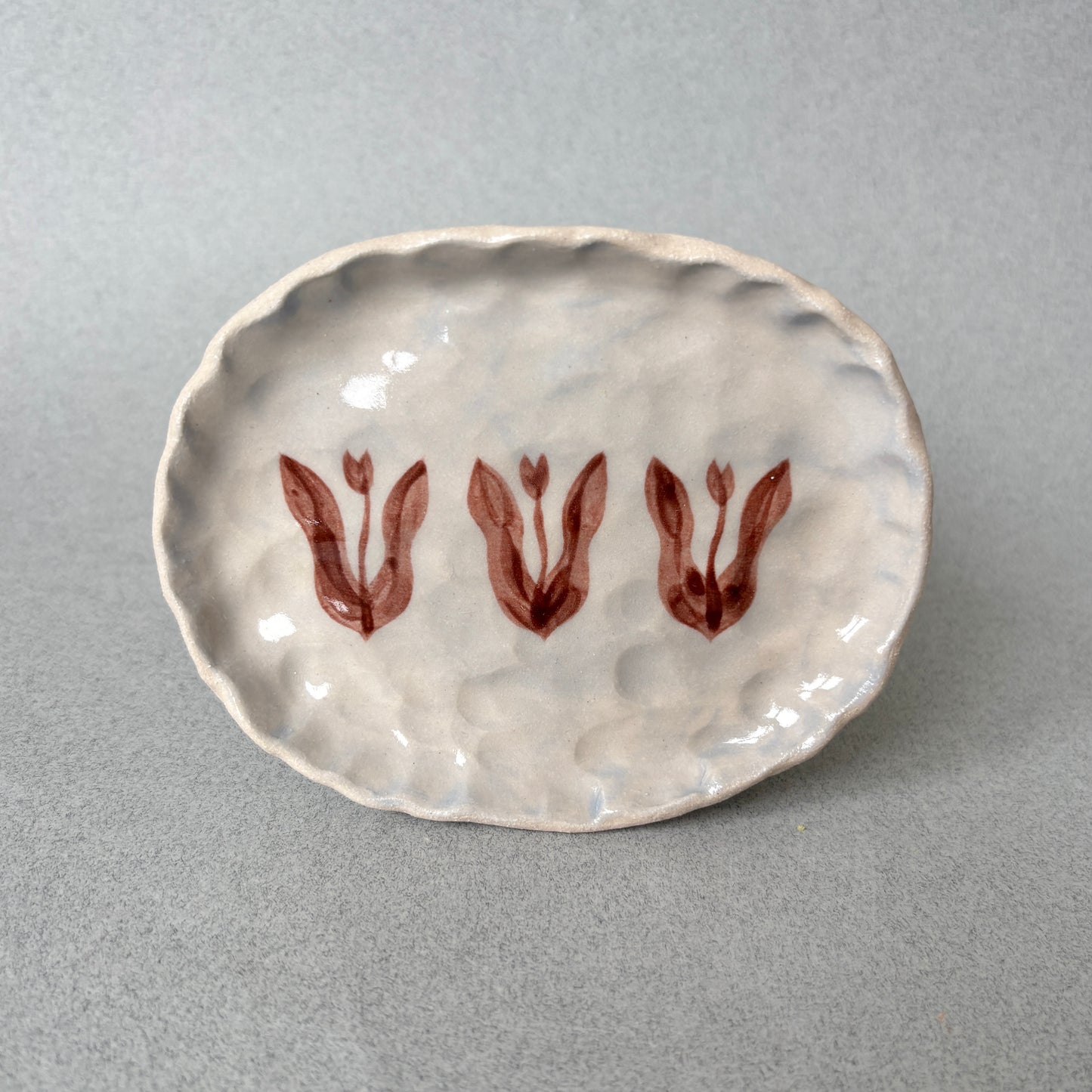tulips soap/trinket dish
