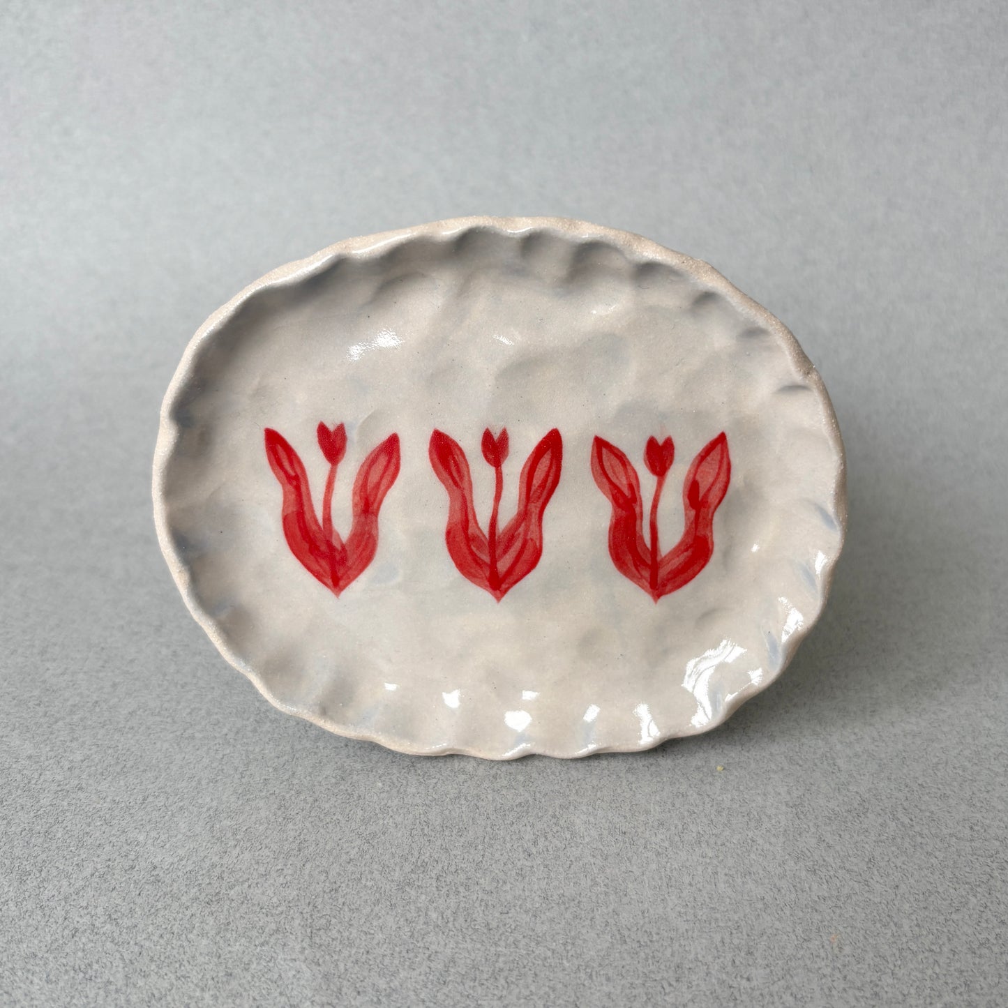 tulips soap/trinket dish