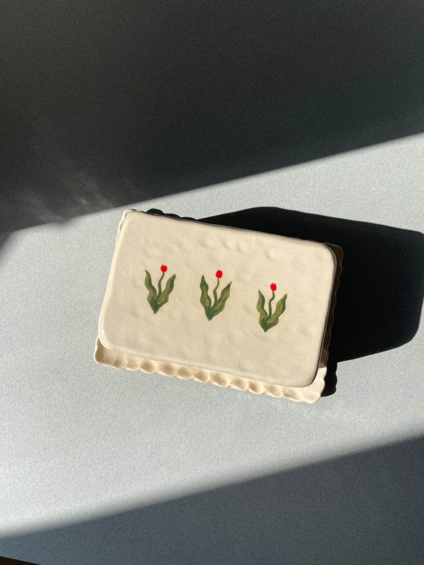 three tulips butter dish pre-order