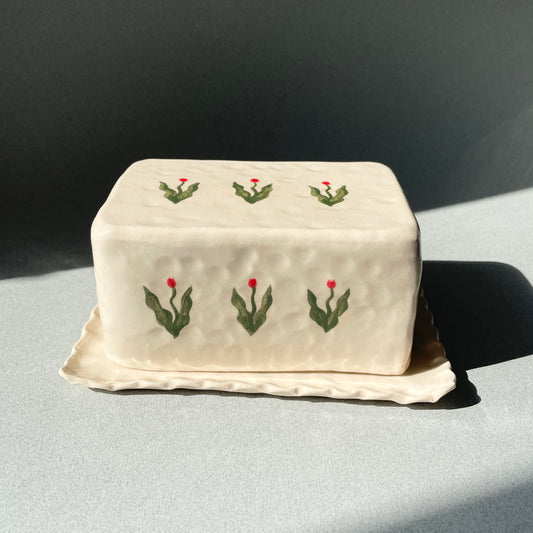three tulips butter dish pre-order