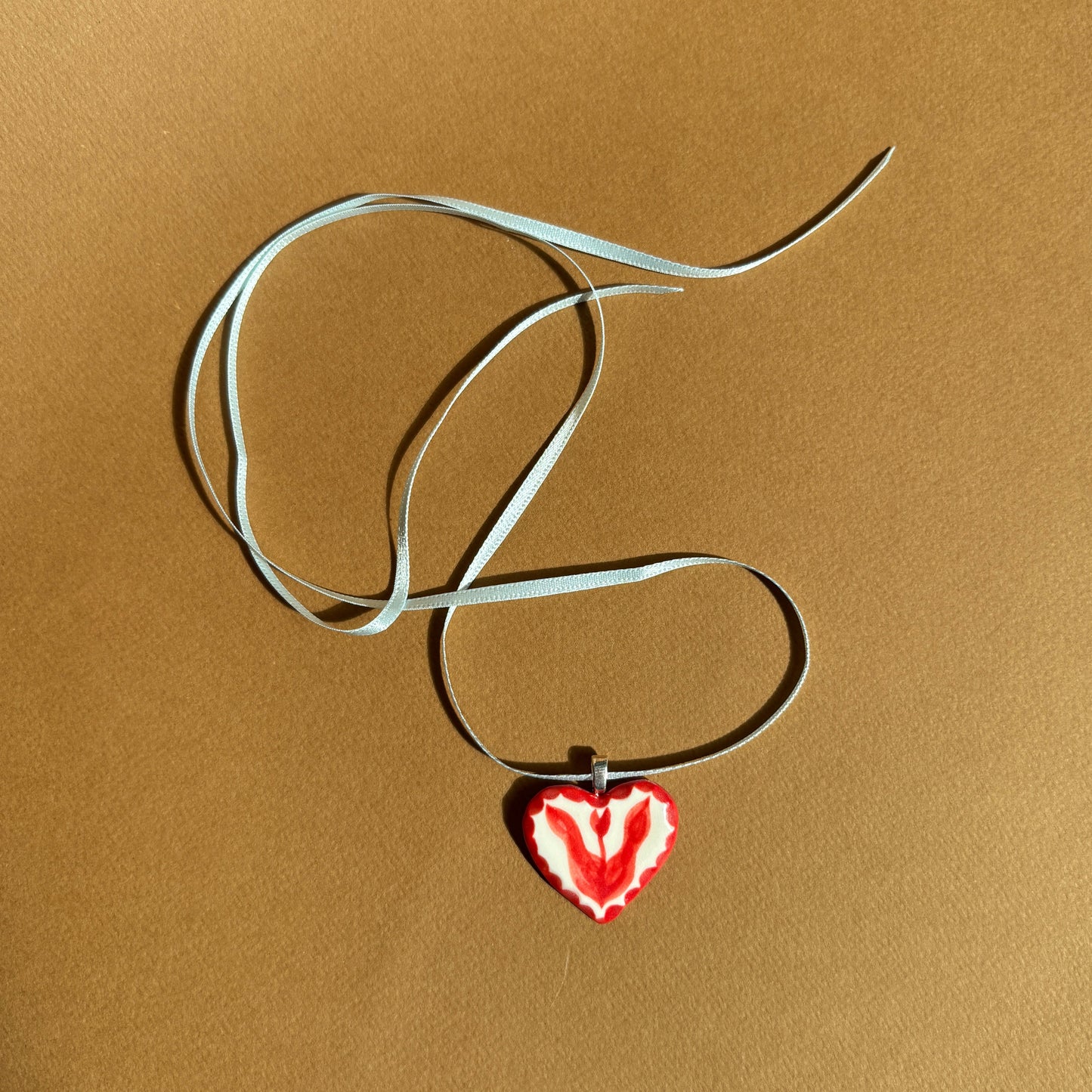porcelain tulip necklace