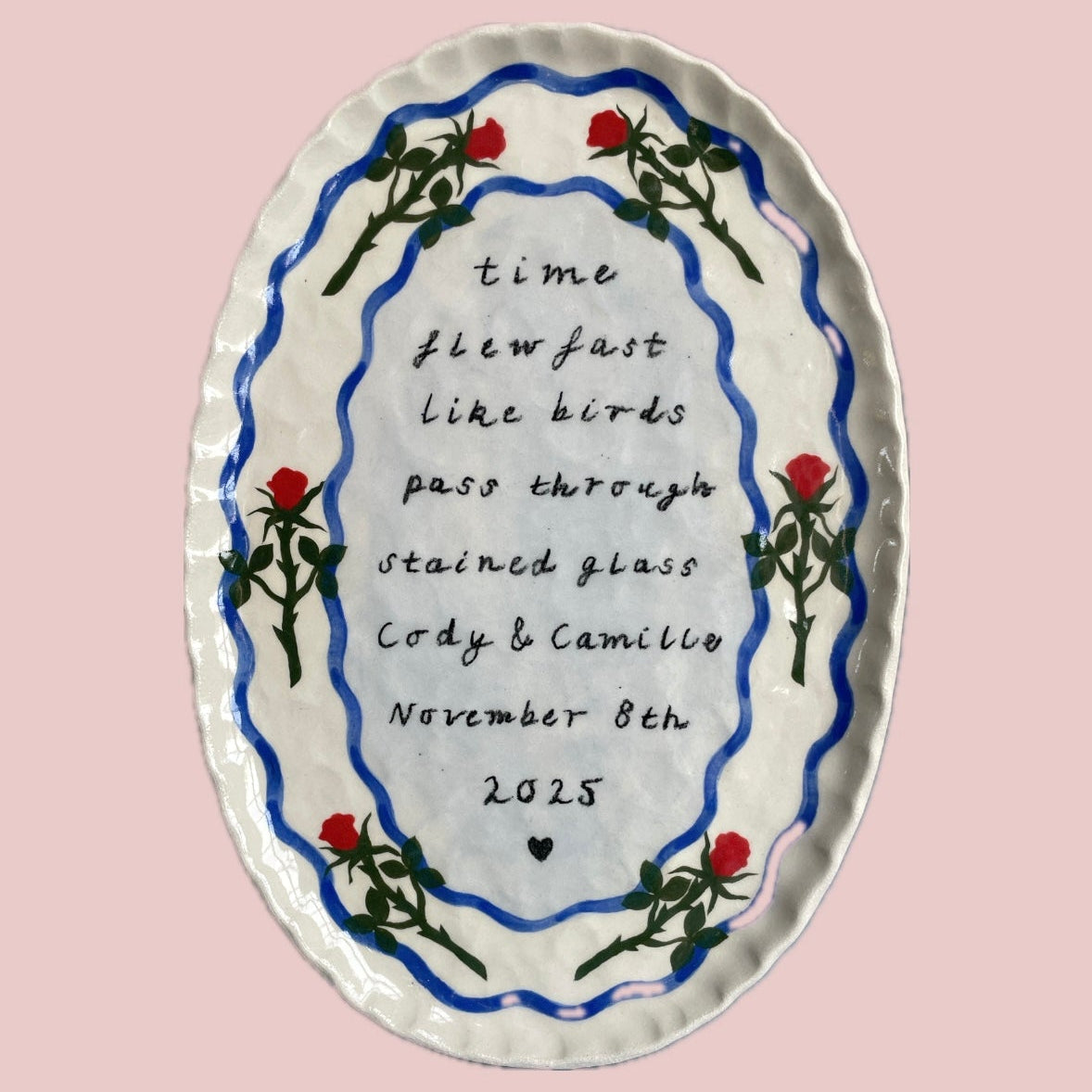 custom plate - pre-order