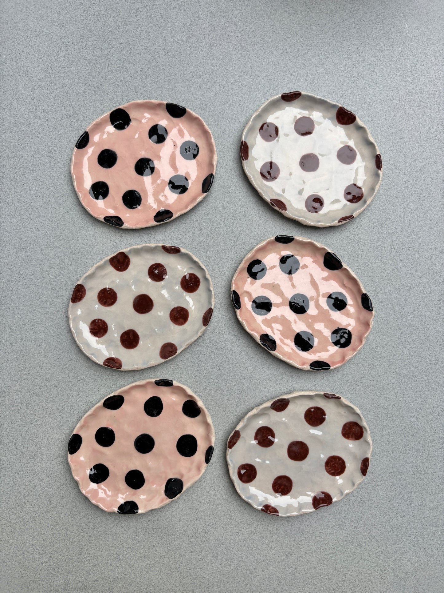 polka dot soap/trinket dish