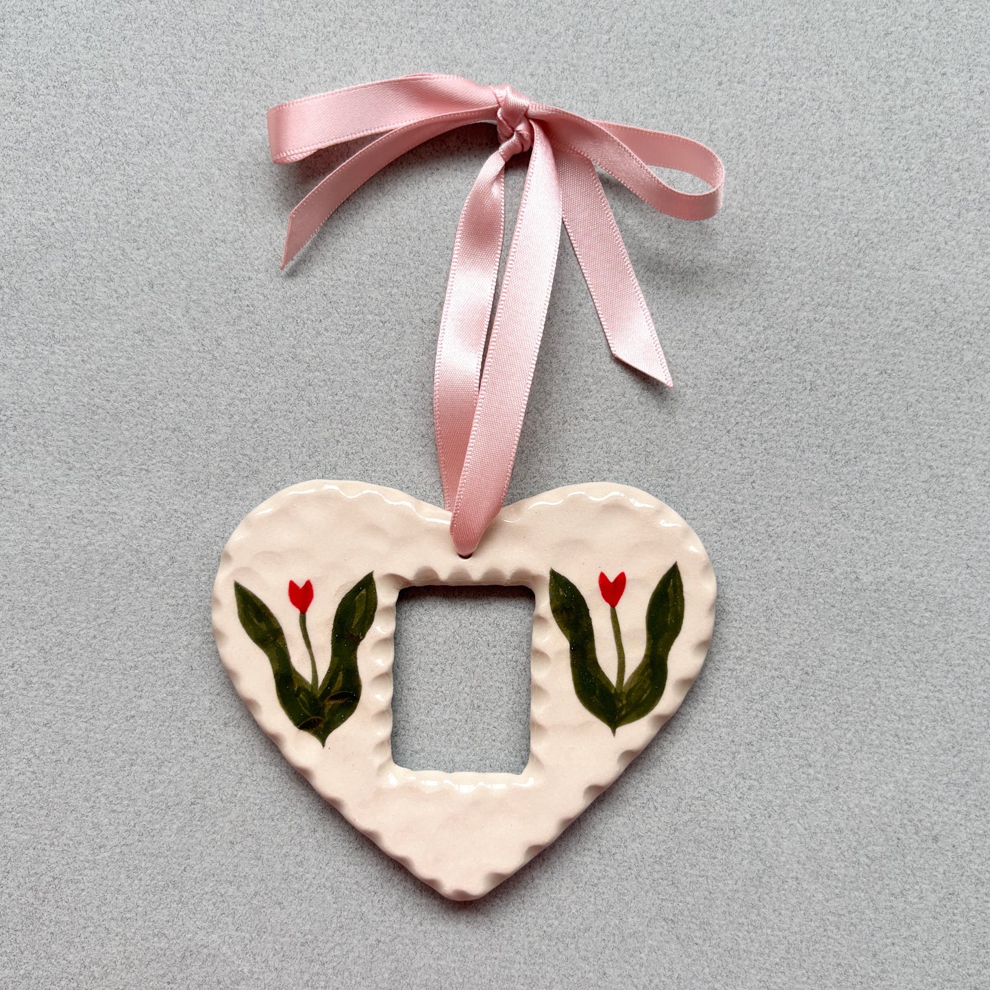 pink ribbon photo frames