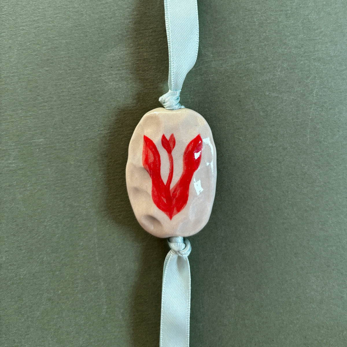 tulip bag charm