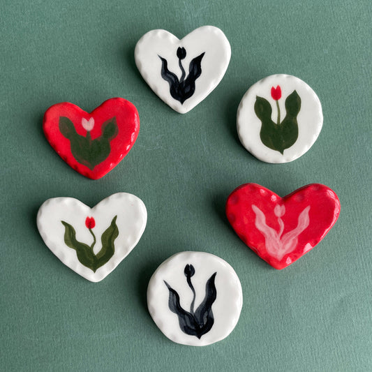 love token brooches