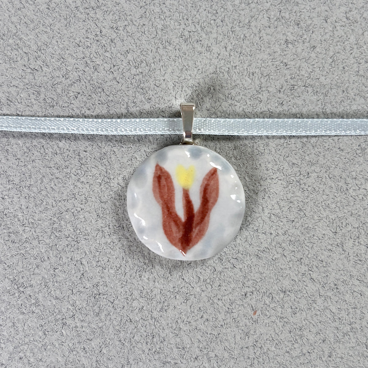porcelain tulip pendant