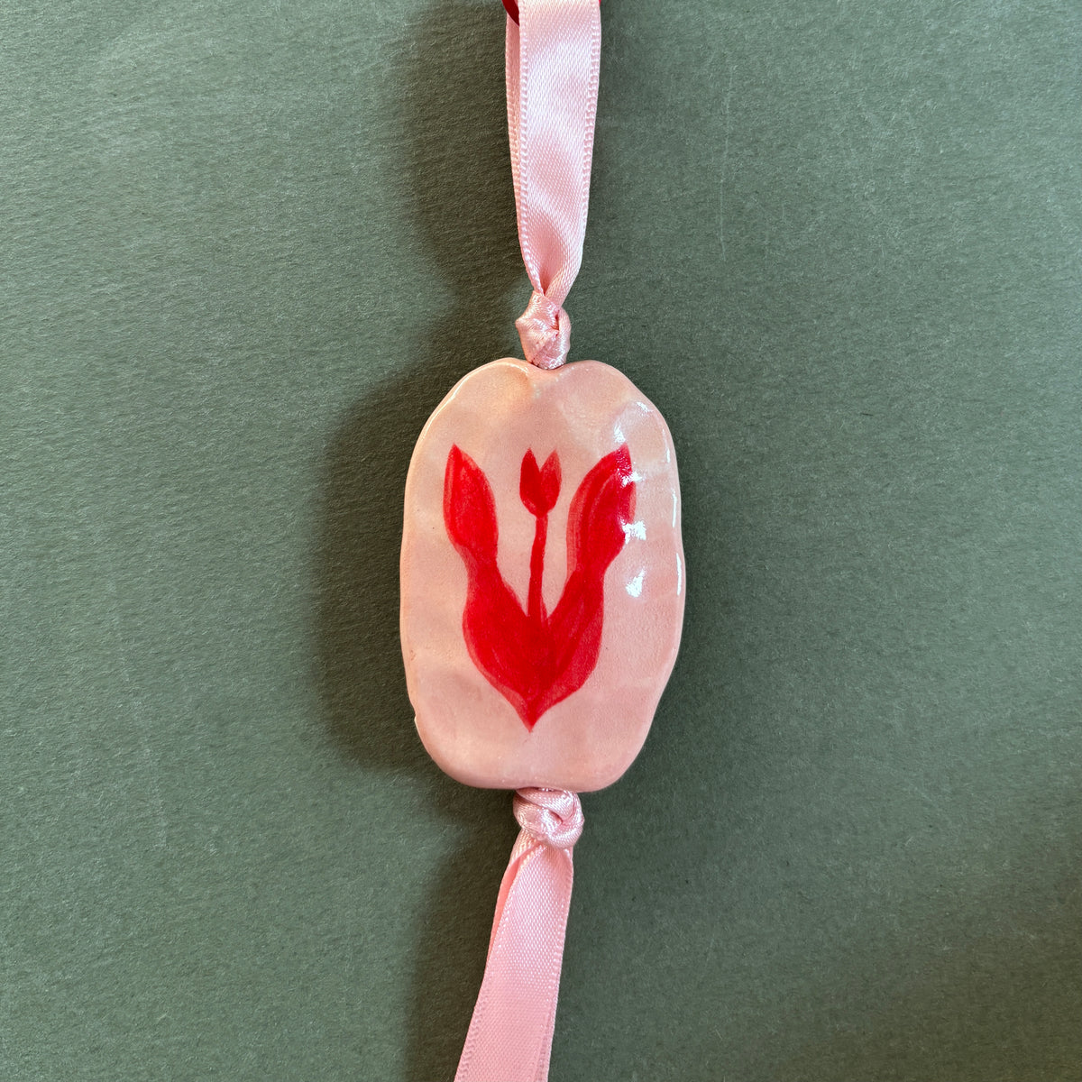 tulip bag charm
