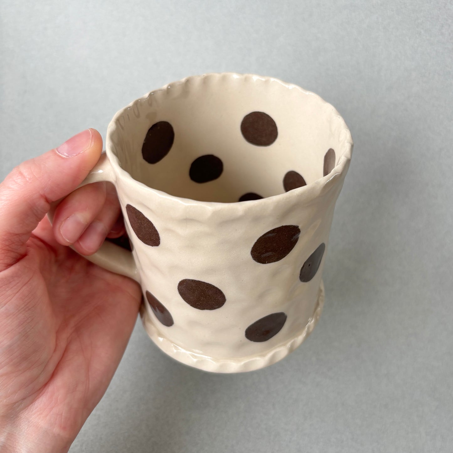 nerikomi spotty mug