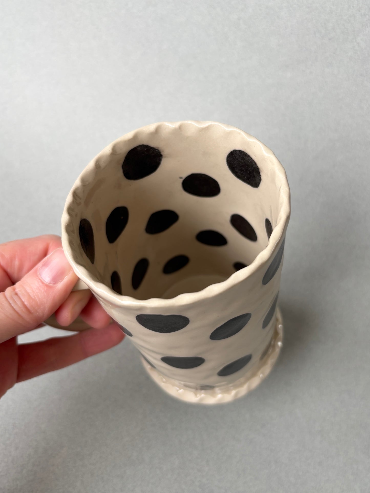 nerikomi spotty mug