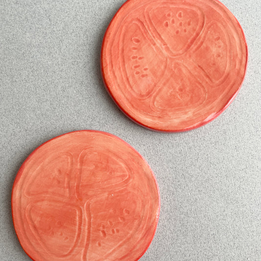 tomato coaster set
