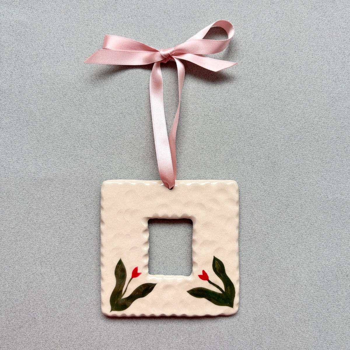 pink ribbon photo frames