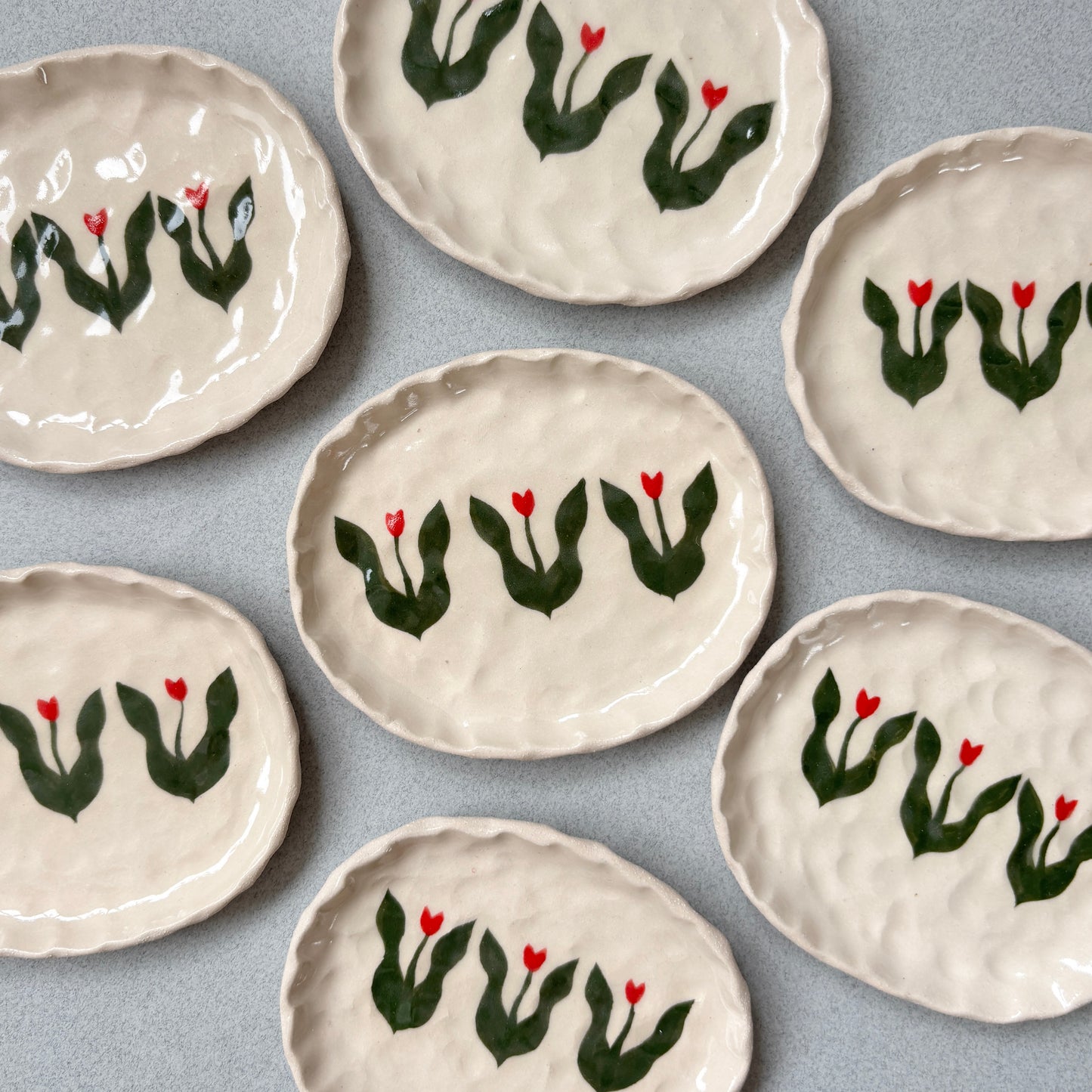 tulip soap/trinket dish