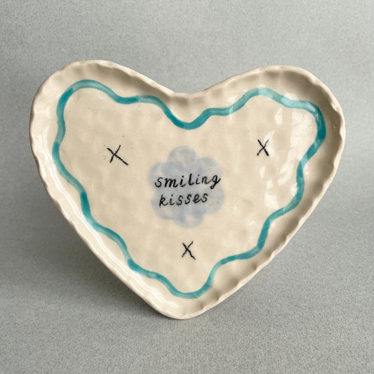 smiling kisses