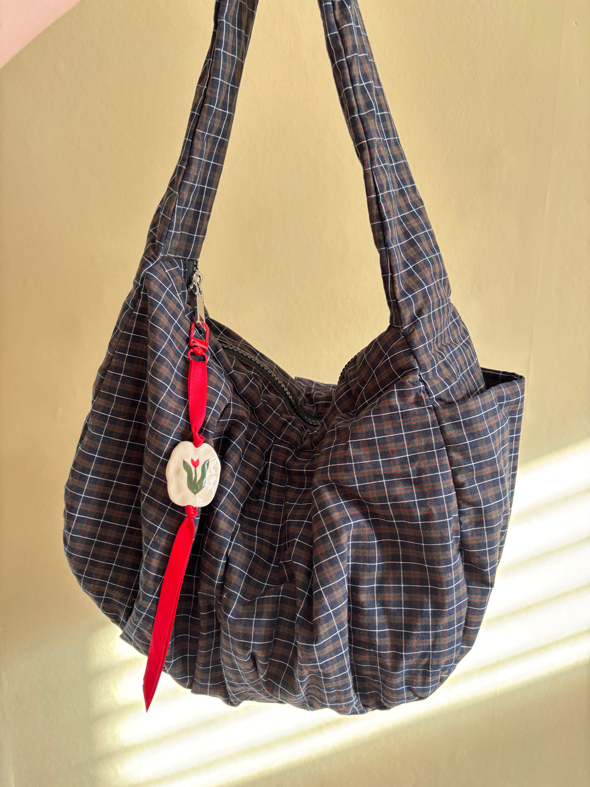 tulip bag charm