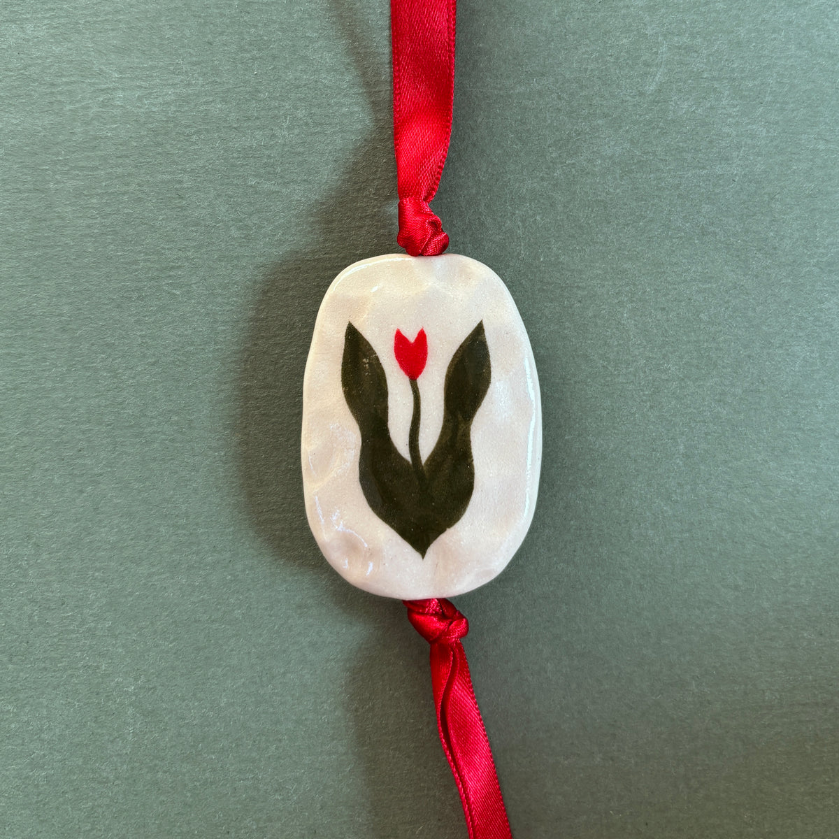 tulip bag charm
