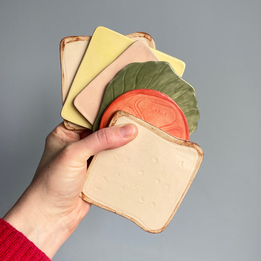 Sandwich Coaster Set