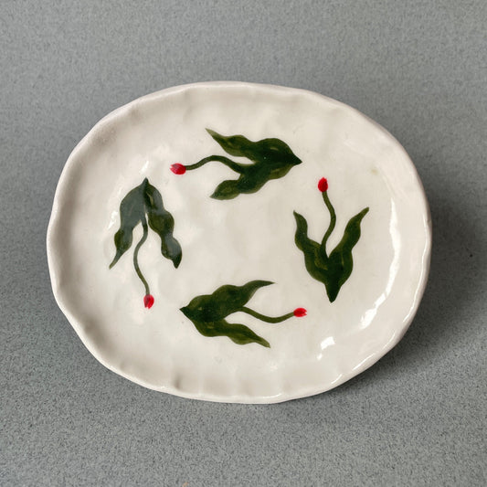 tulips soap/trinket dish