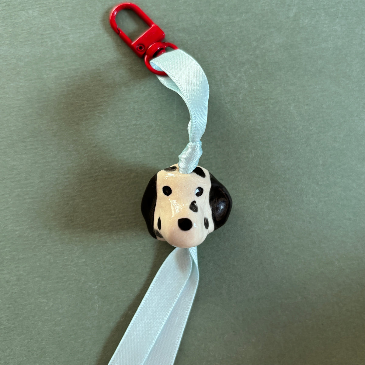 spotty dog bag charm