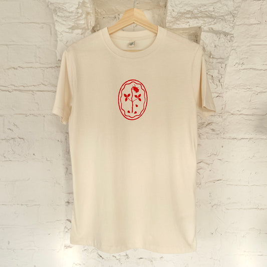 wilting rose t shirt