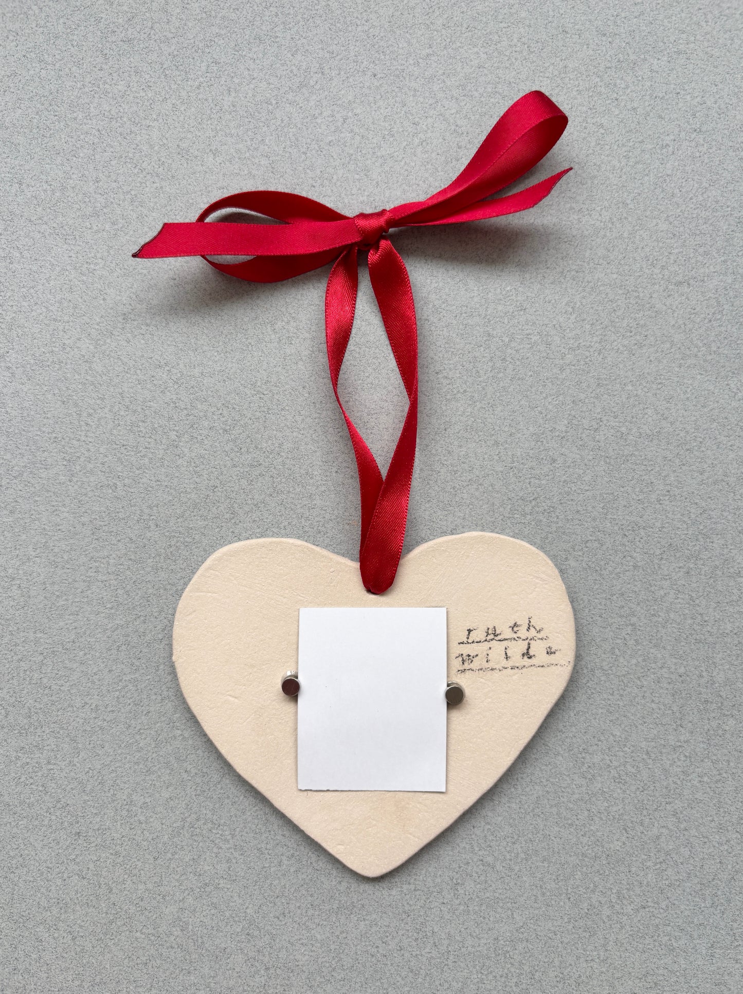 baby blue and red tulip photo frame