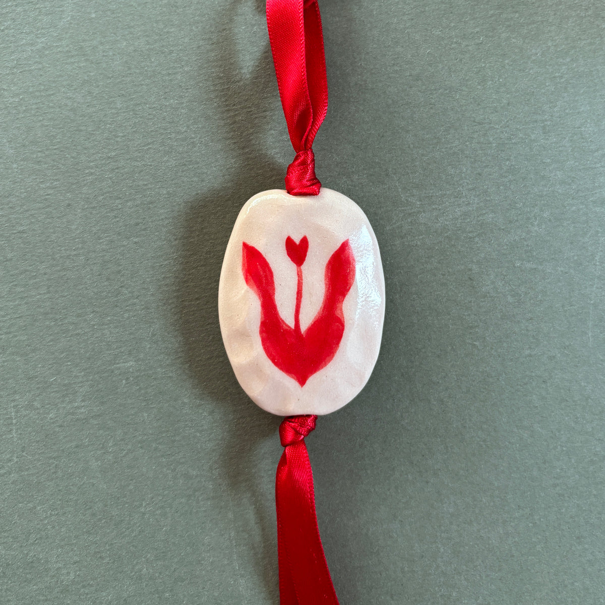 tulip bag charm
