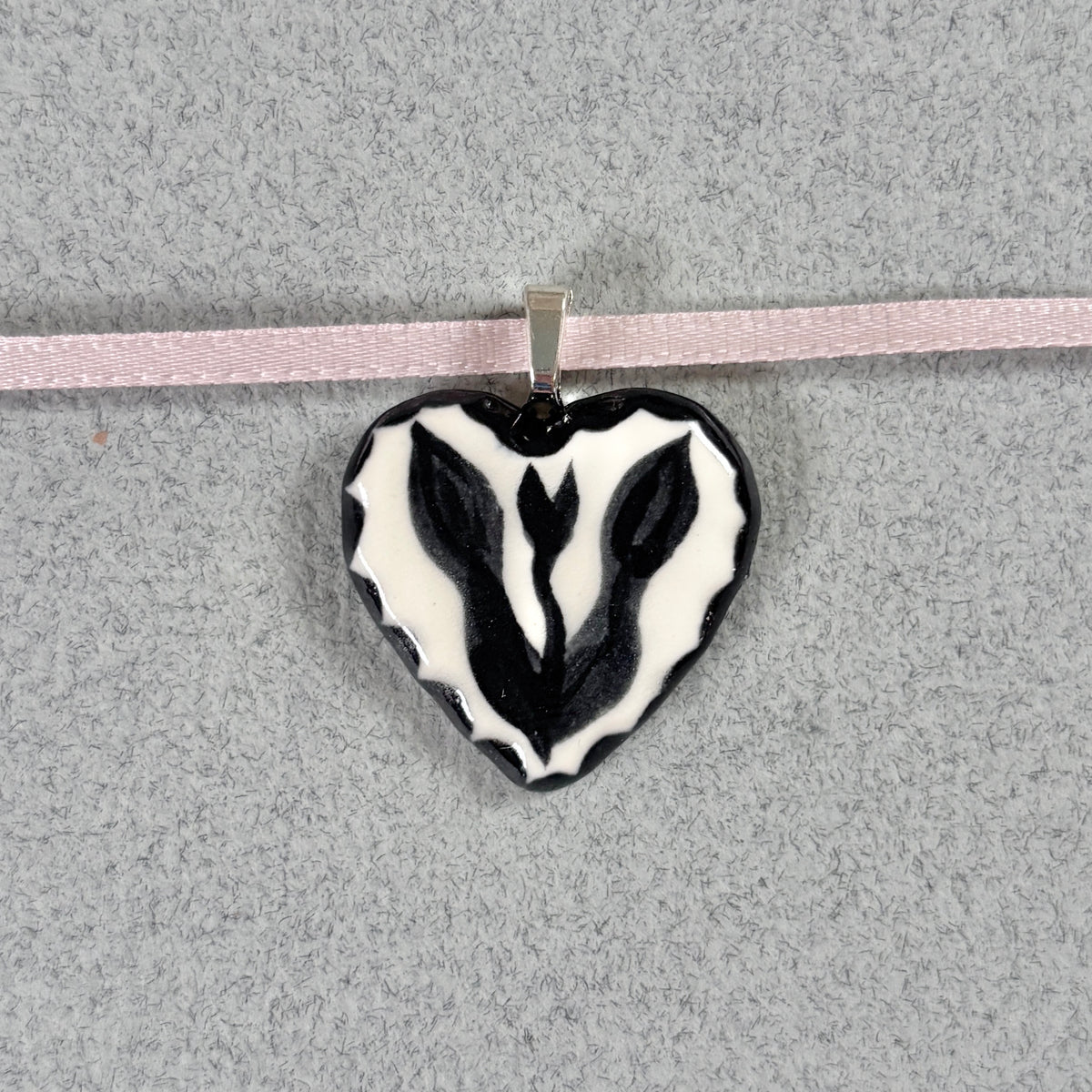 porcelain tulip pendant